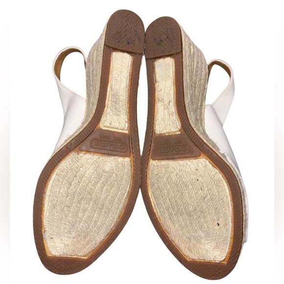 Coach Hadley Espadrille Wedge Sandals Women's 6B - Picture 6 of 10